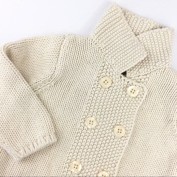 EUC Baby GAP Cream Double-Breasted Sweater… - Picture 4 of 7